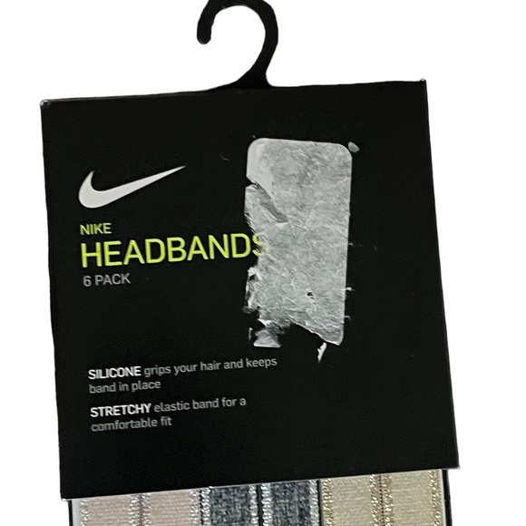 Nike Six Pack Metallic Headbands NEW! - Picture 5 of 10